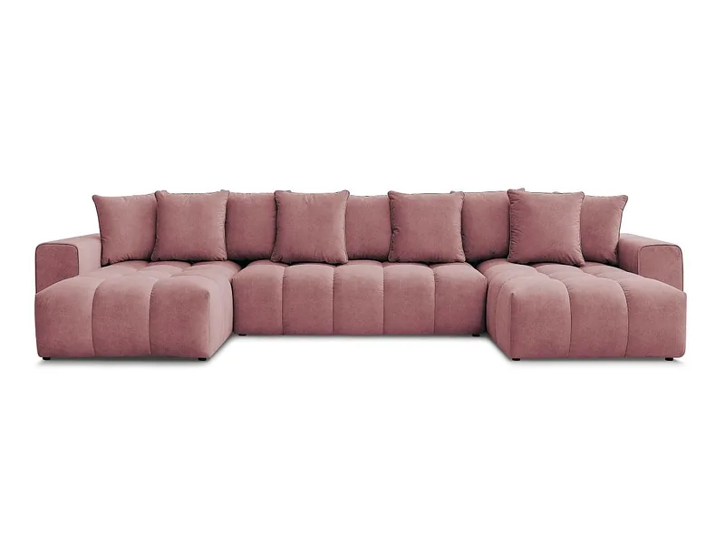 Wohnlandschaft BOBOCHIC MONT-BLANC Samt rosa