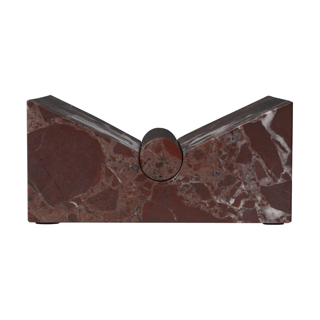 Ferm Living Tvara bokställ Rosso levanto, 22x22 cm