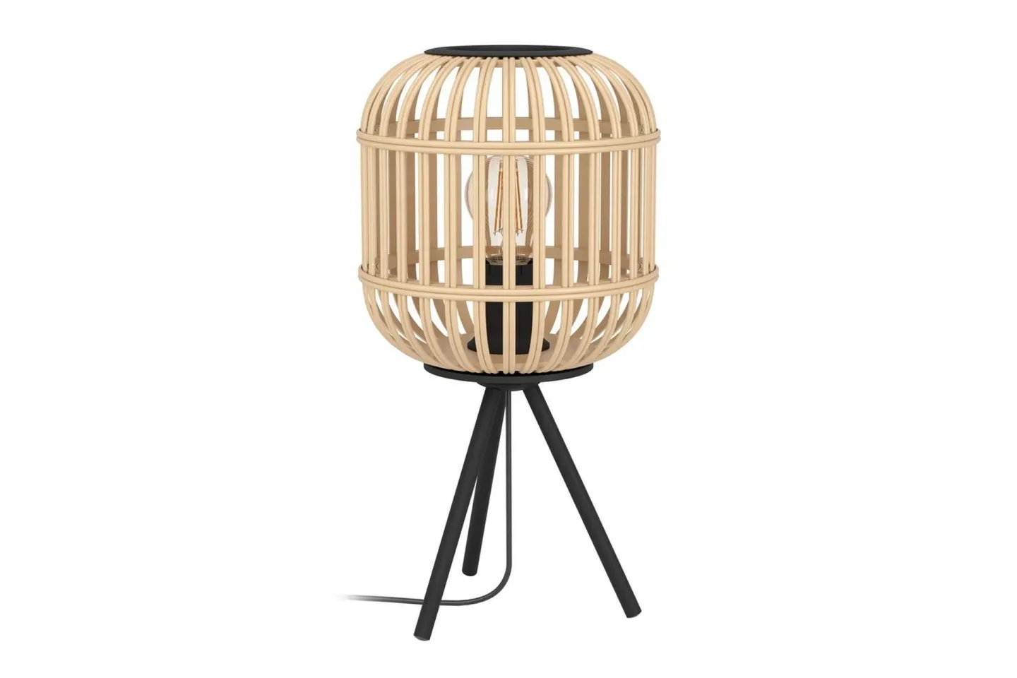 Bordslampa Eglo Bordesley - Svart/Brun