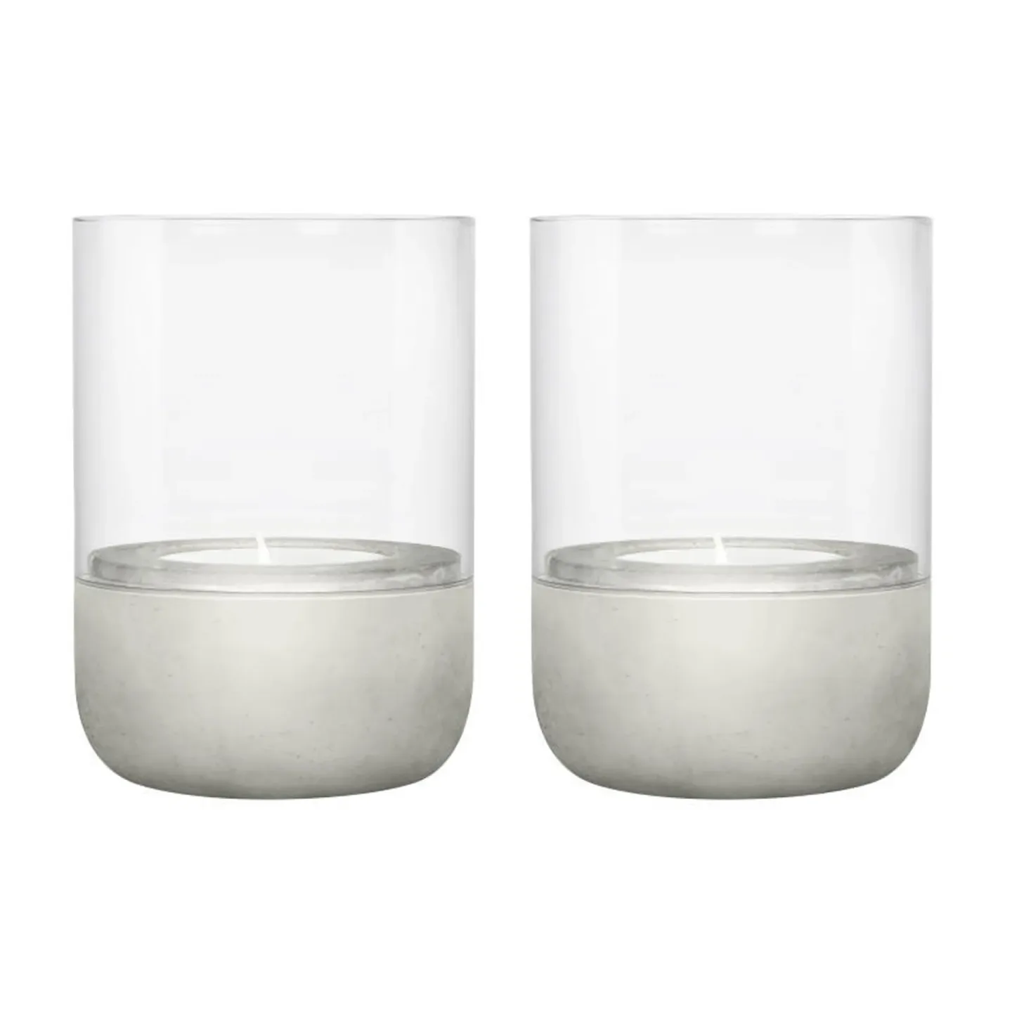 blomus Calma Windlicht Ø7cm 2er Pack Light grey