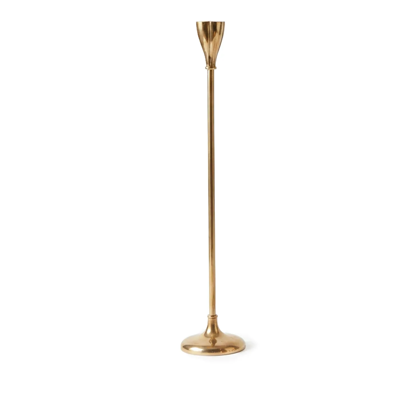 Tinted Objects - Lupia ljusstake 35 cm mässing - Ljusstakar - Guld - Metall