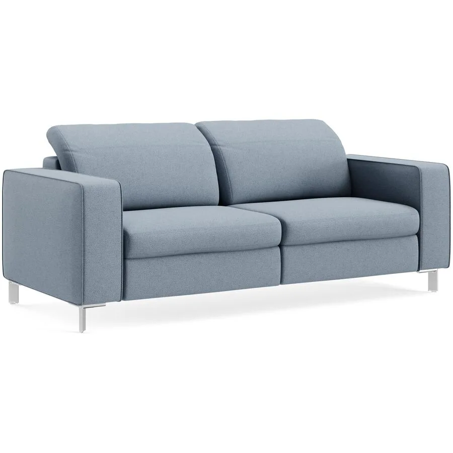 Sofa Move Blau Stoff 208 cm 100 cm - Möbel Konfigurator: Traummöbel individuell zusammenstellen