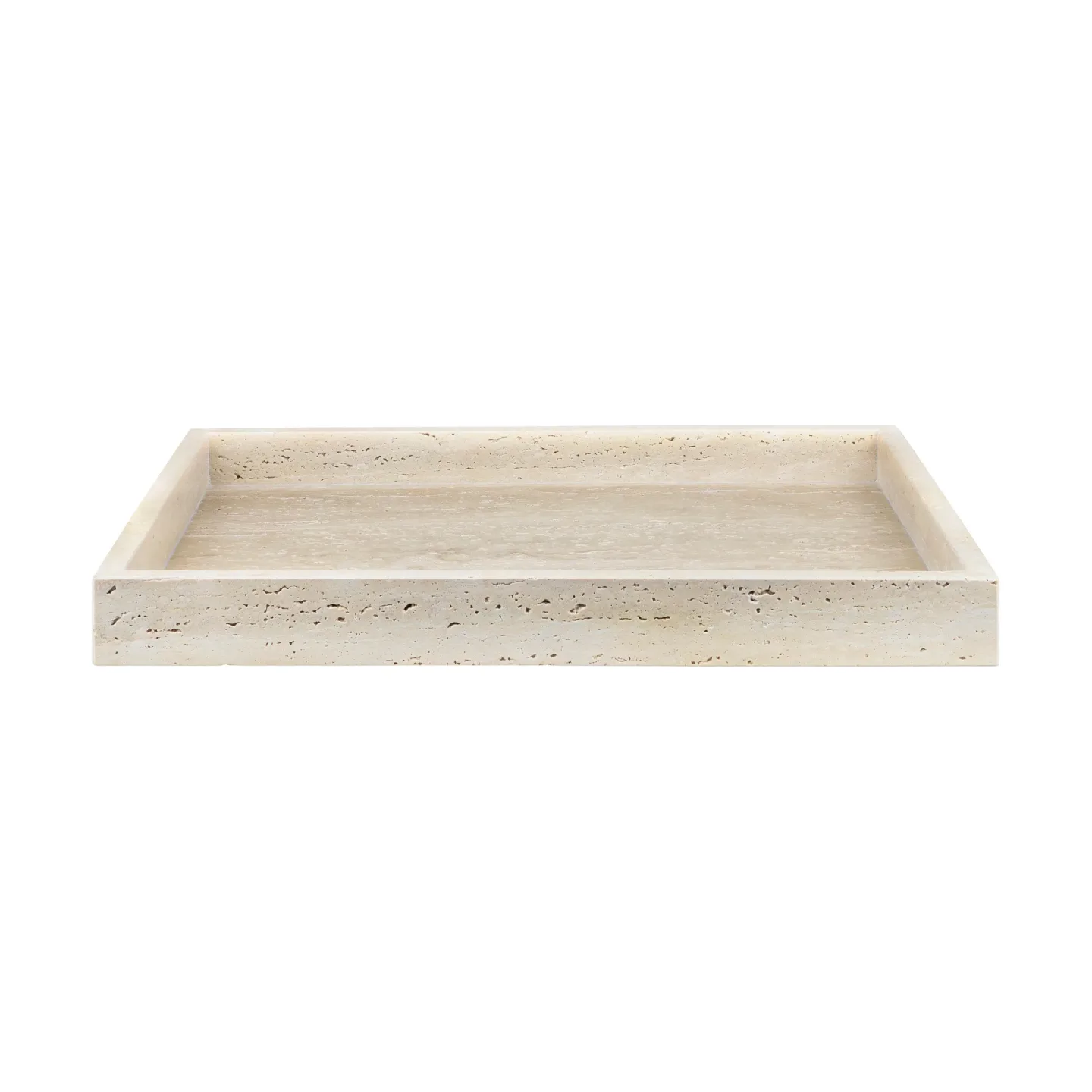 Mette Ditmer Travertine dekorationsbricka 30x40 cm Linen