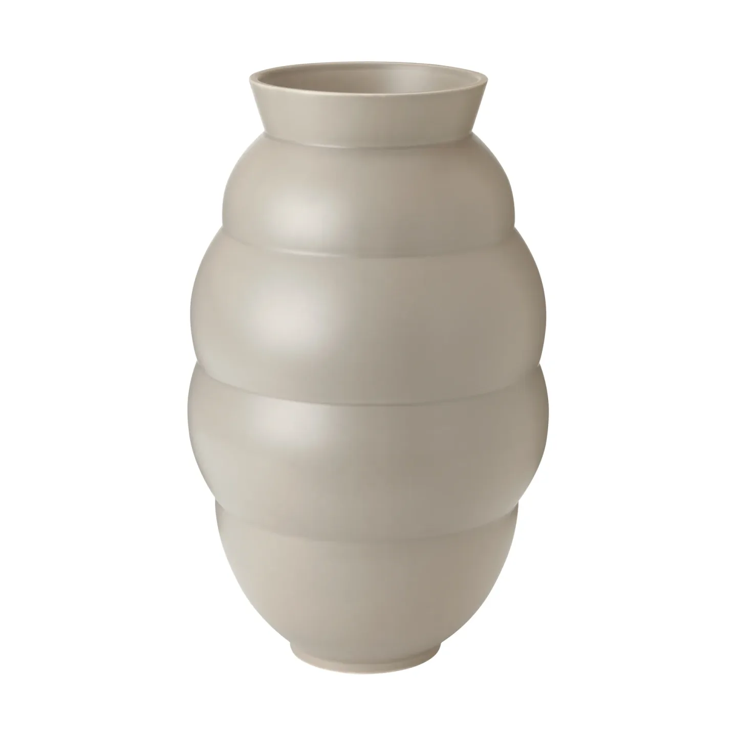 Knabstrup Keramik Tortus Archie Vase No5 41,5 cm Light grey