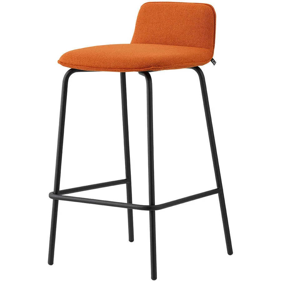 CONNUBIA Barhocker Riley Soft ocker Metall H 80 cm
