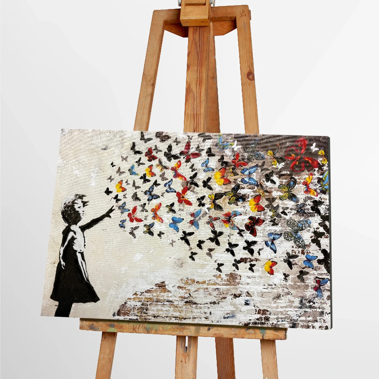 image LAND Gemälde Butterfly Girl | Schubiger Möbel