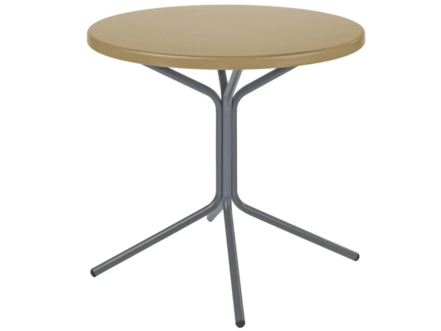 Schaffner Metall-Beistelltisch Pix Rund Beige | Schubiger Möbel