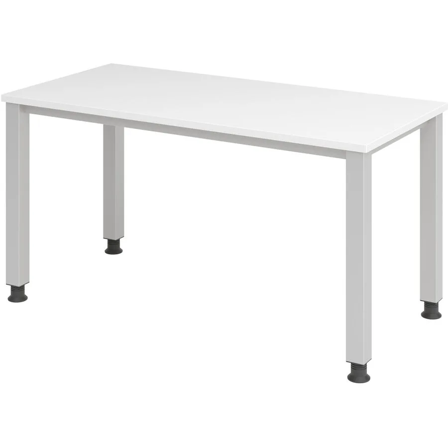 Schreibtisch Office Weiss Holz 140 cm - Material: Holzwerkstoff