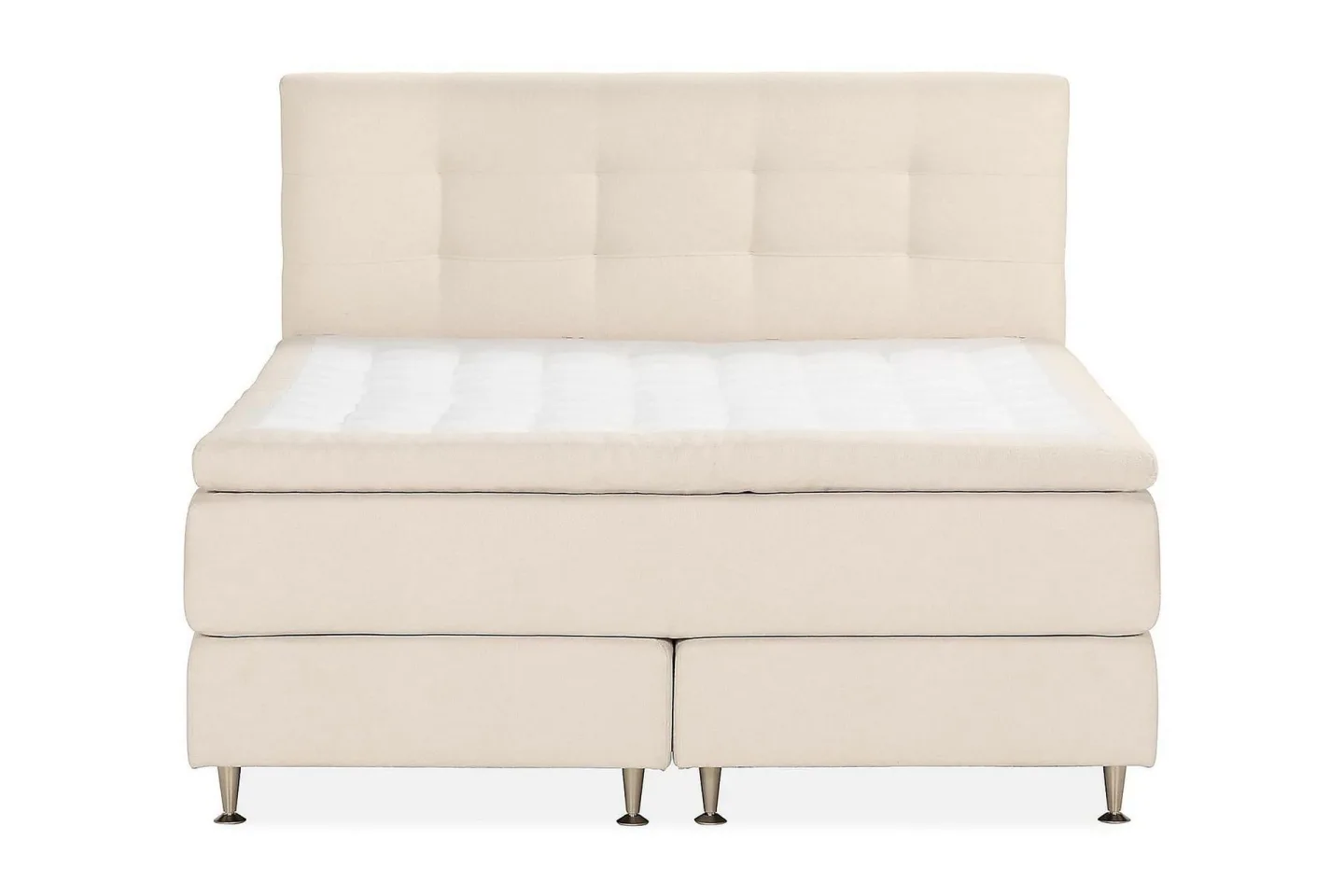 Oslo Lyx Sängpaket Kontinentalsäng 160x200 cm - Ljusbeige