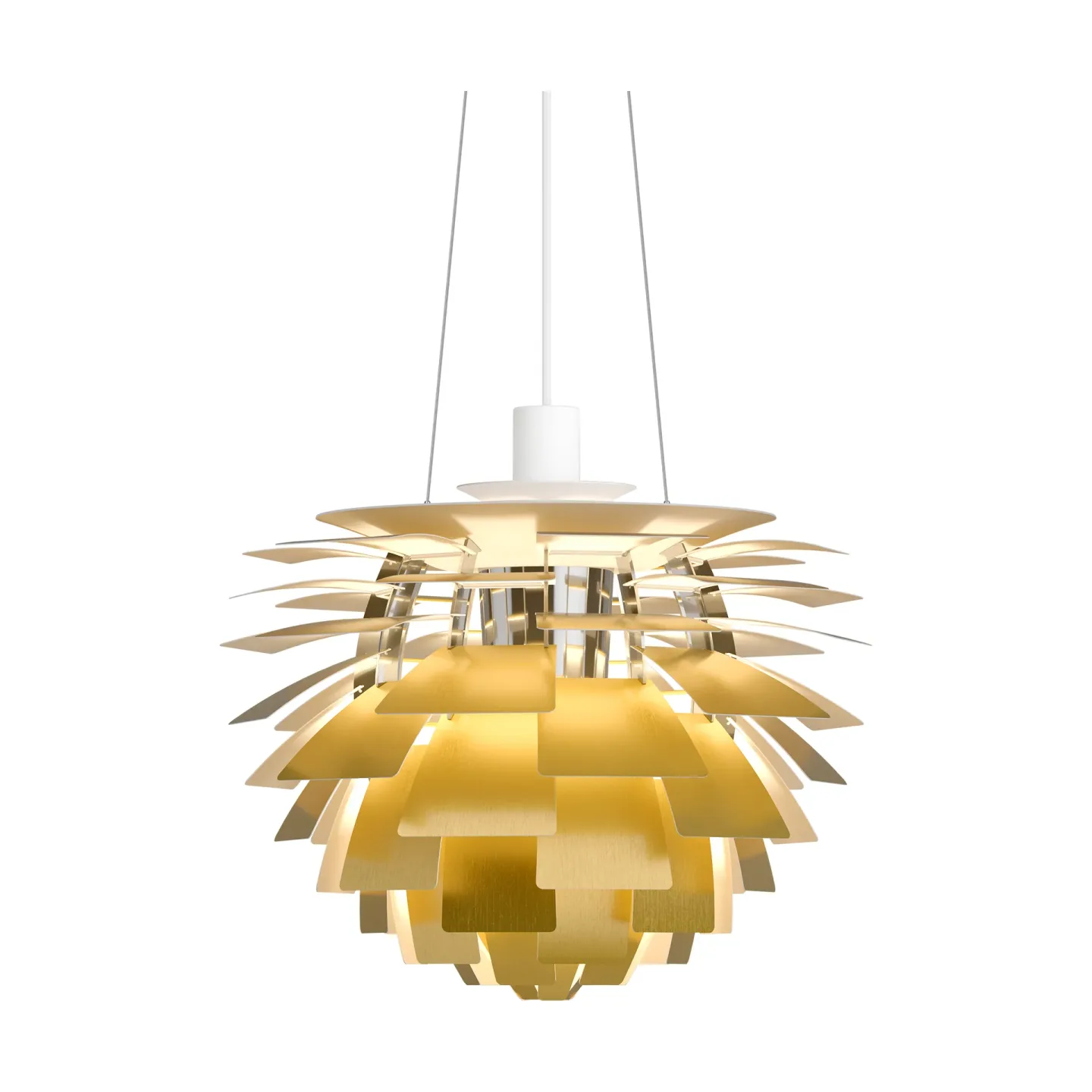 Louis Poulsen PH Artichoke Kotte pendel LED Mässing, Ø48 cm