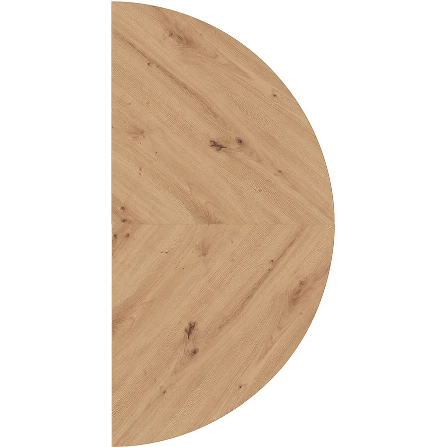 Anbautisch Office Asteiche Holzwerkstoff B 160 T 80 cm