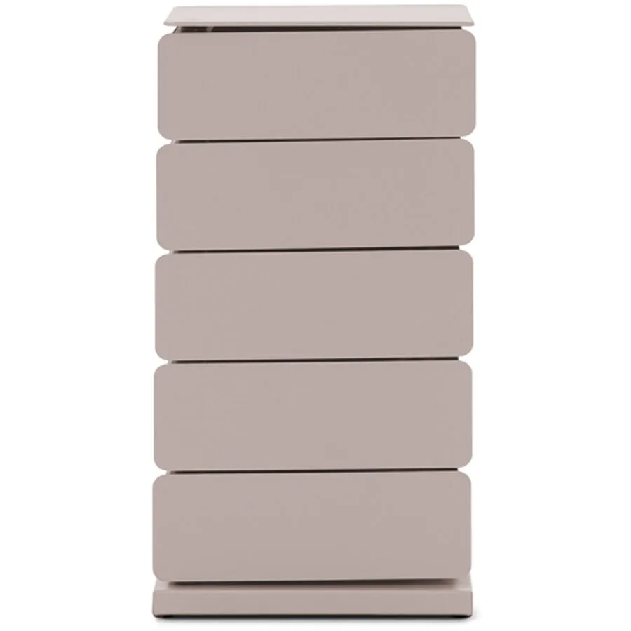 Spinder Design Kommode Hesta Taupe Stahl B 37 cm H 72.5 cm
