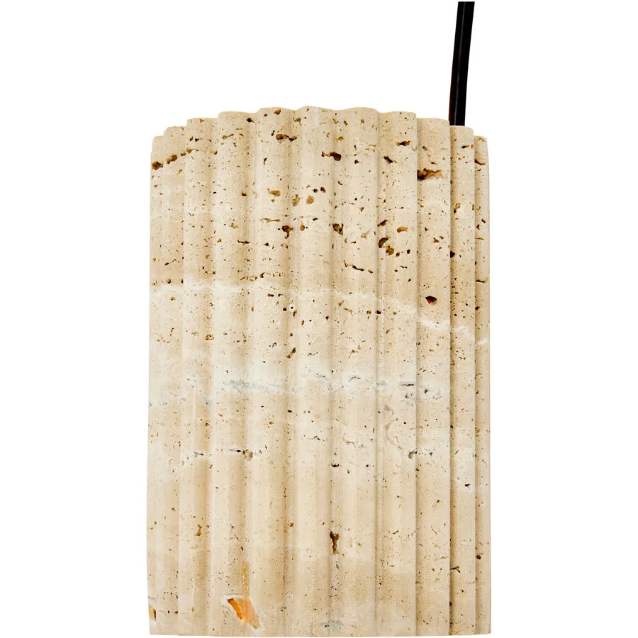 Wandlampe Scarla Travertine G9