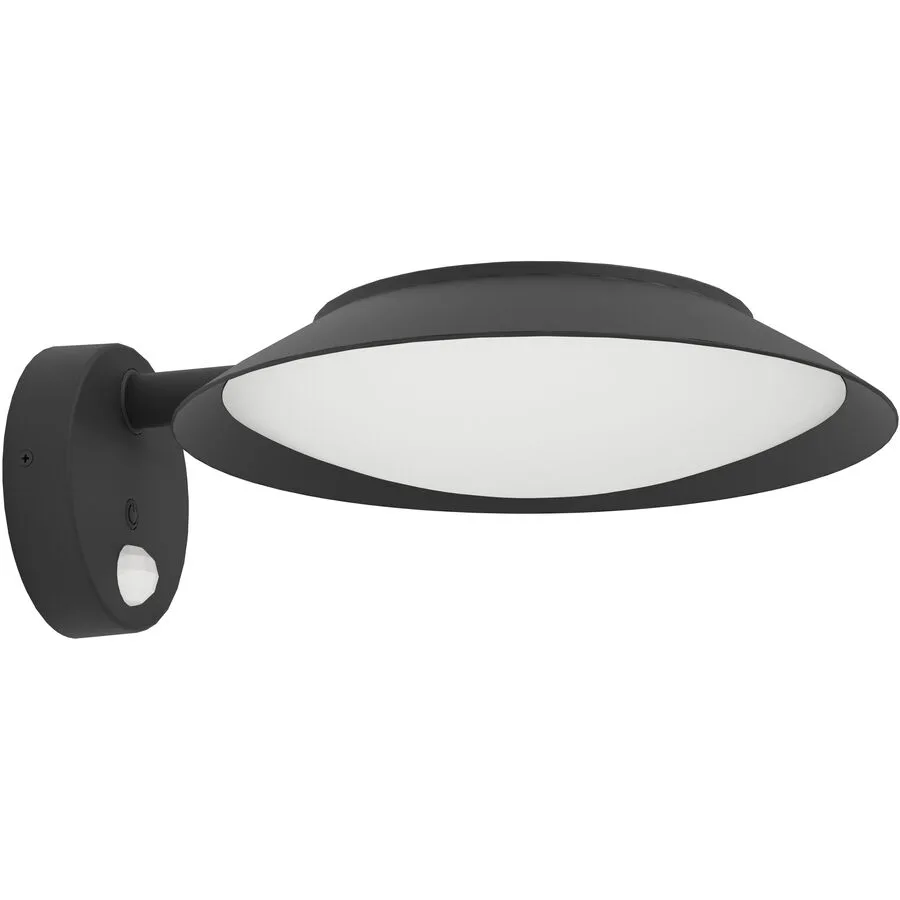 Eglo Solaraussenlampe Cerrisi Schwarz Kunststoff 10.5 cm - Lichtfarbe: Warmweiss