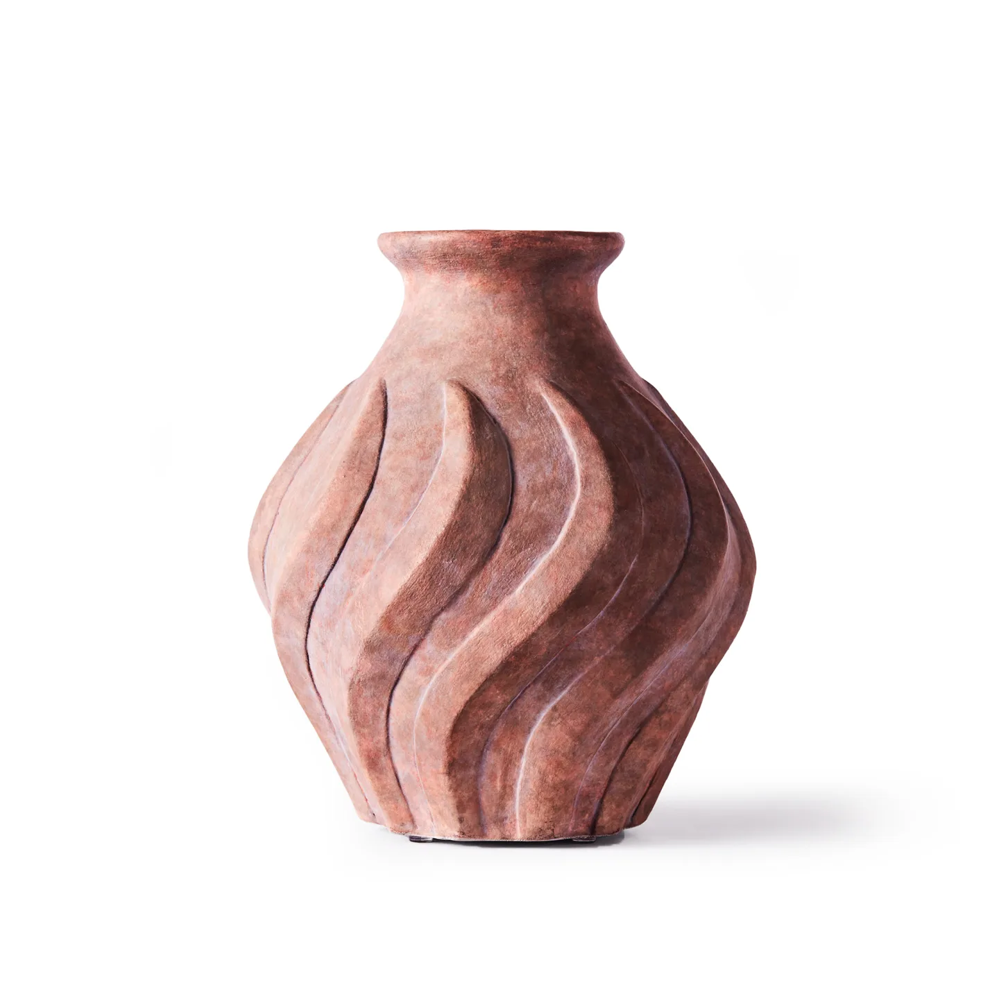 Dusty Deco - Swirl Vase Small, Brown - Vaser - Edin & Lina Kjellvertz - Brun