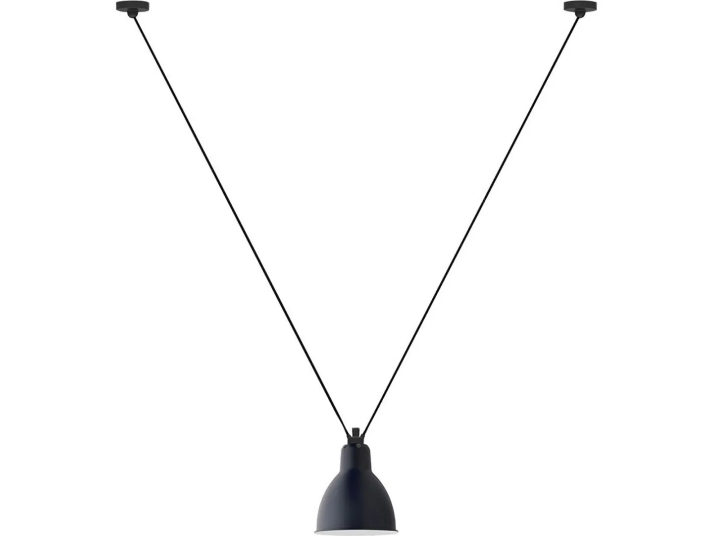 323 L Pendelleuchte Round Blue - Lampe Gras - Wohnzimmer - Metall