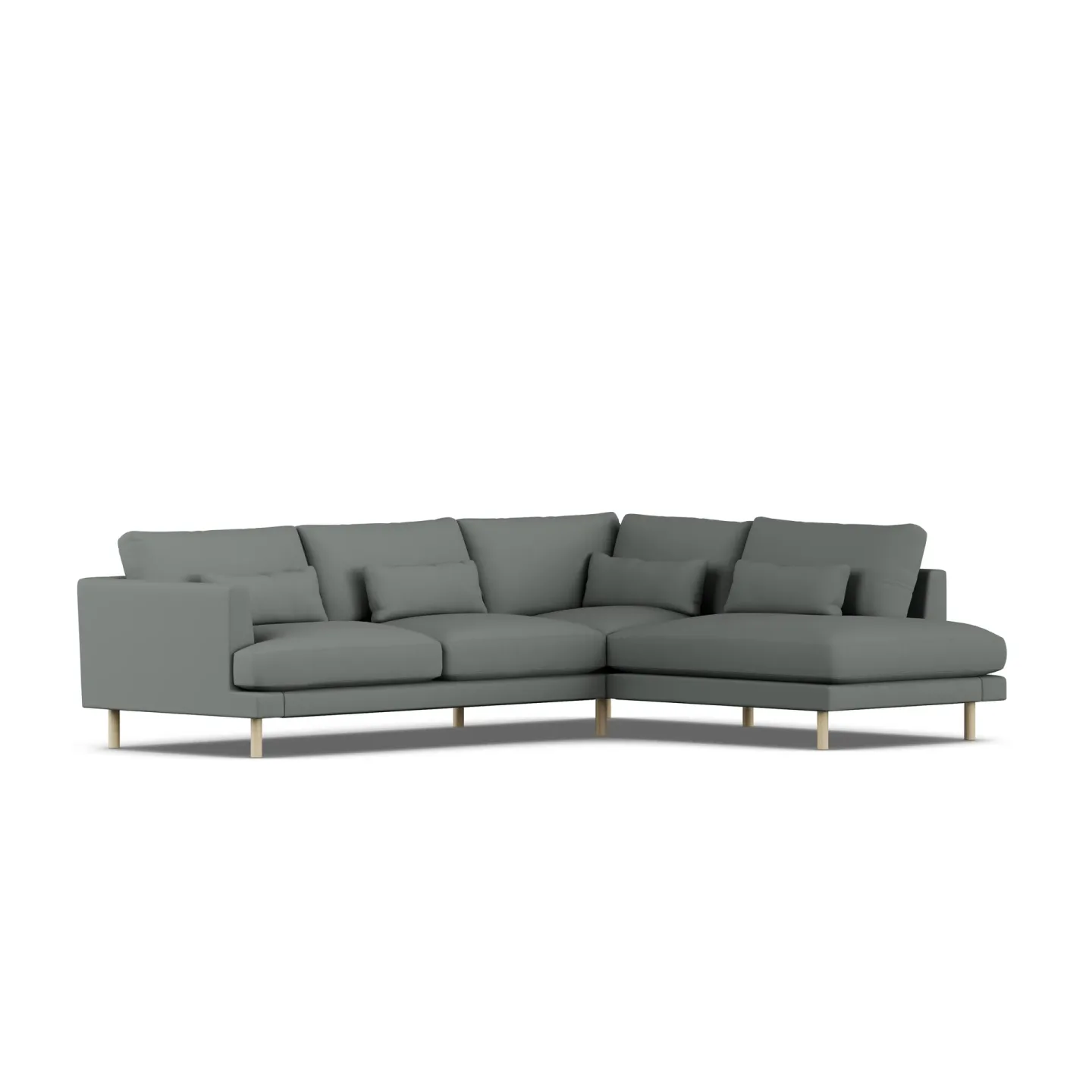 1898 Bredhult Sofa Caleido Grey 1240-Eiche weiß geölt, 3-sitzig A1