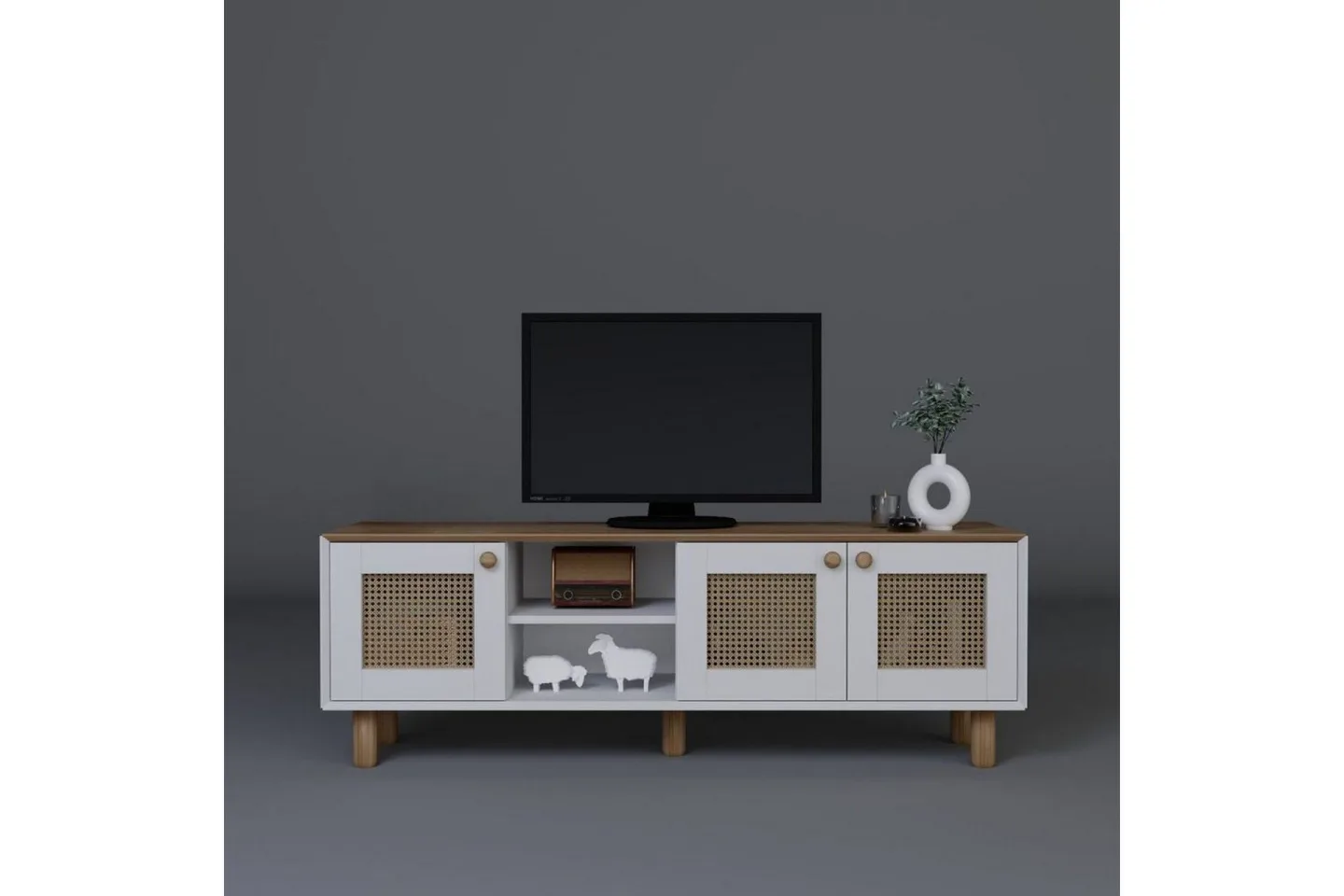 Kuniyoshi Tv-bänk 160 cm - Ek