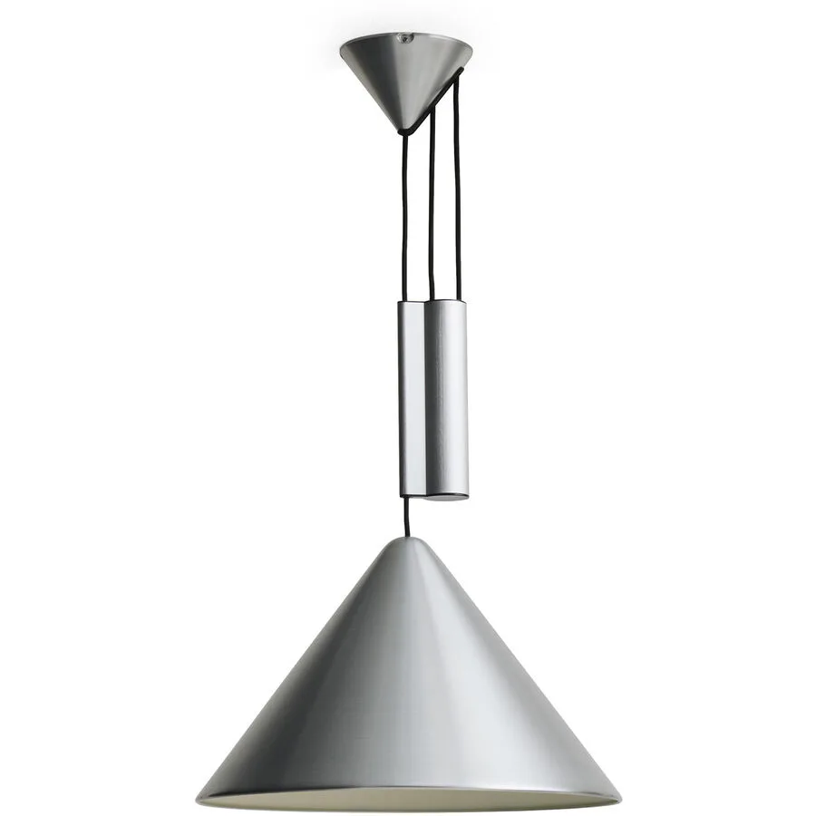 Designer-Pendellampe HAY Compass E27 aluminium D 16 cm - Farbe: Aluminium gebürstet
