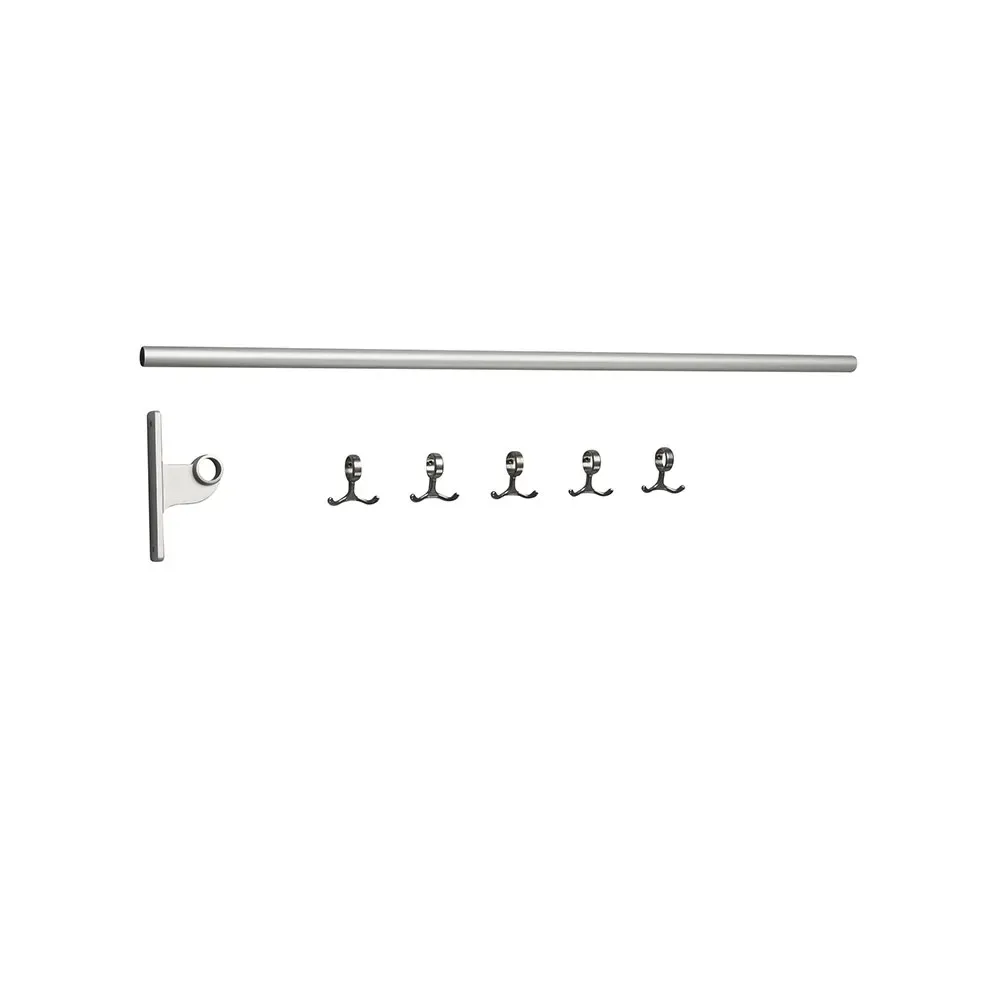 Essem Design Nostalgi påbyggnad kroklist aluminium, aluminium stativ