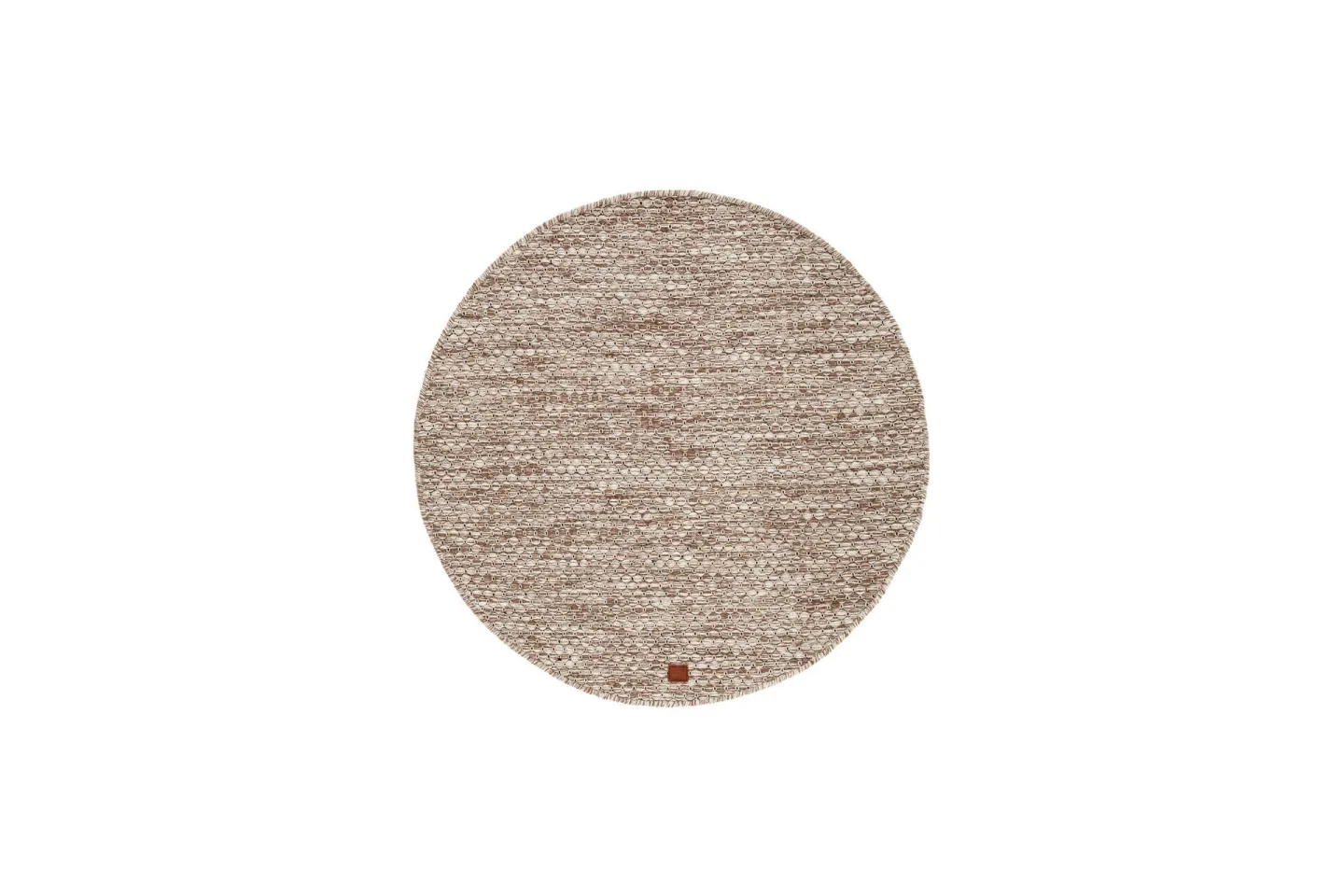 Torekov Ullmatta Rund 200 cm - Nougat