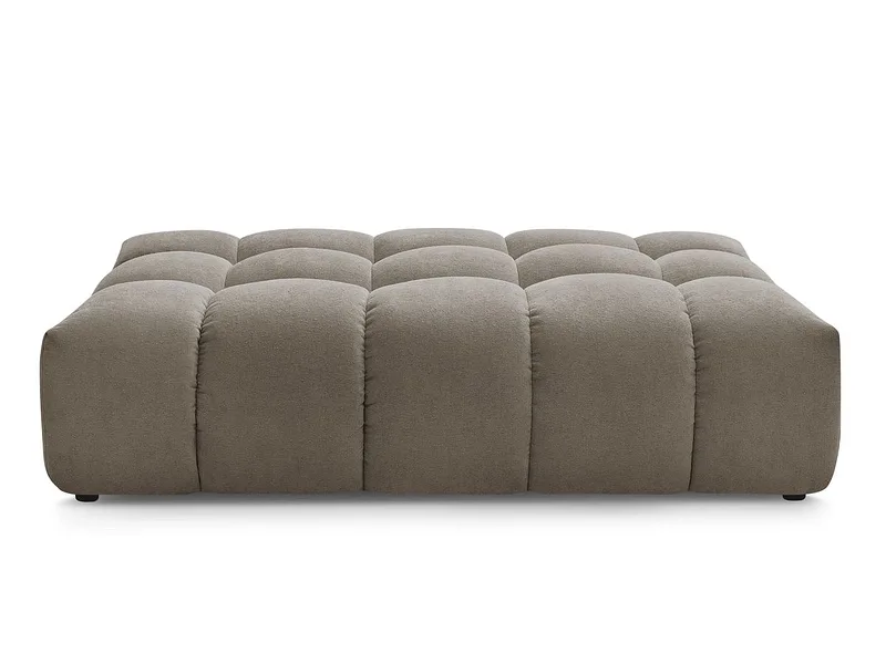 Hocker BOBOCHIC EVEREST 100x166x40cm stoff mit textur taupe
