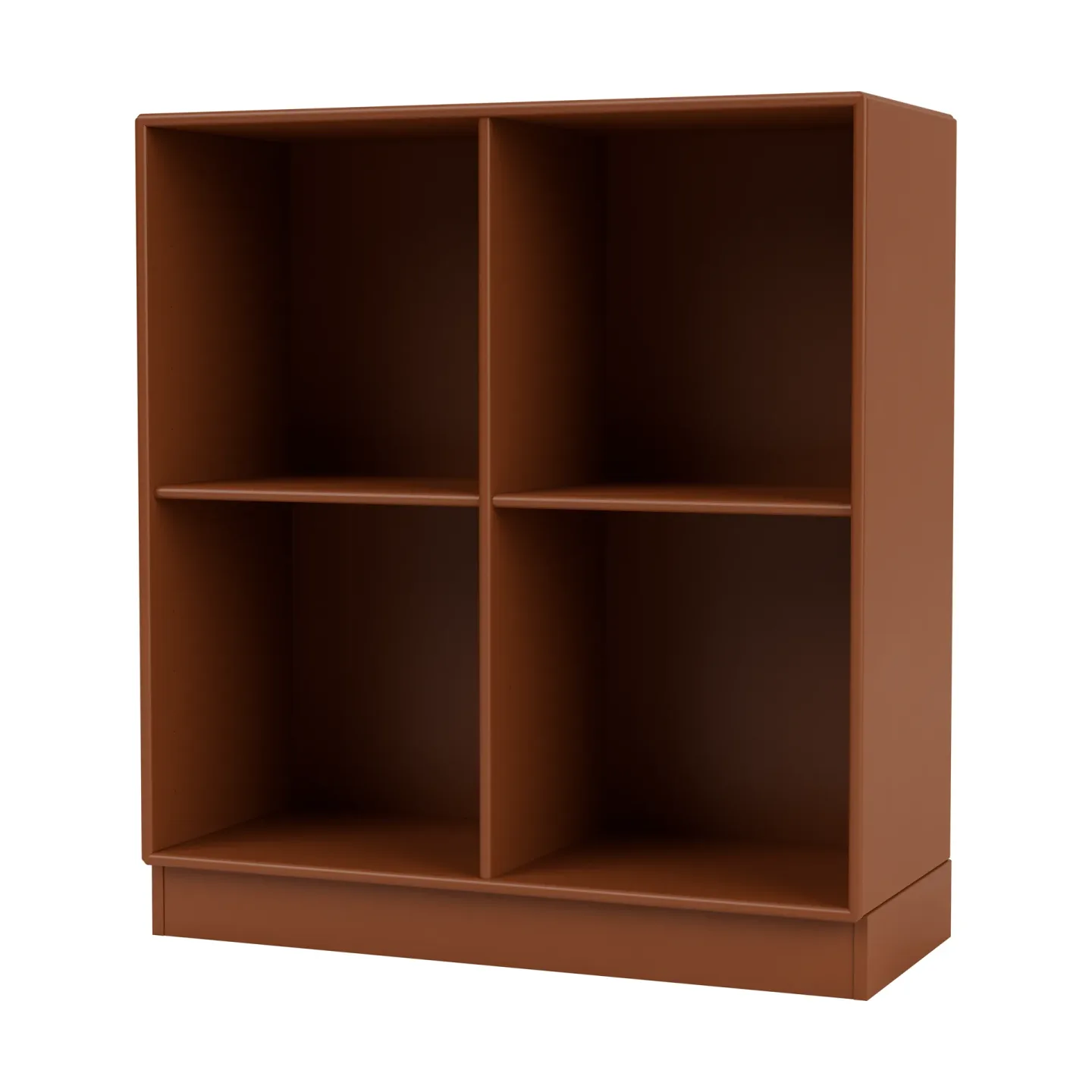 Montana SHOW Regal 69,6 x 69,6cm, Sockel 7cm 146-Hazelnut