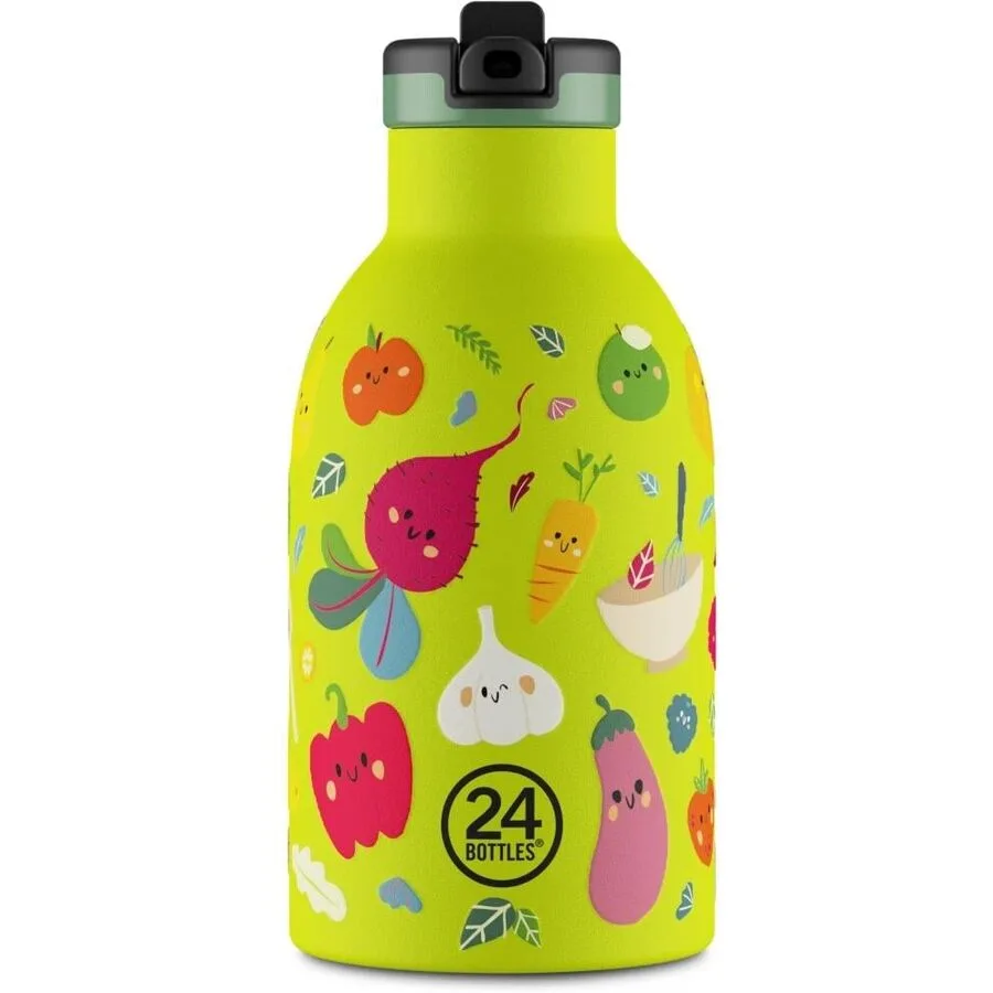Thermosflasche 24 Bottles Hellgrün H 17 cm 330 ml