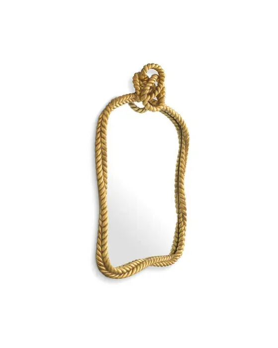 Vincenso spejl antik guld S