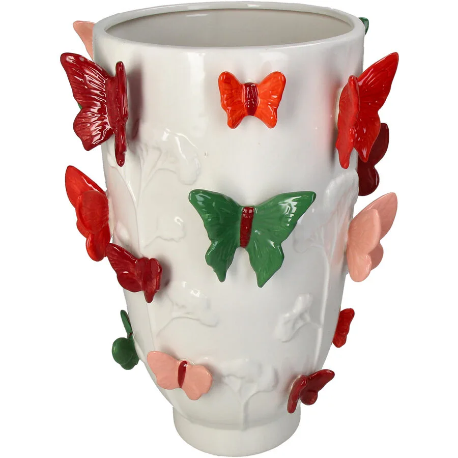 Vase Myko Mehrfarbig Steingut 34 cm