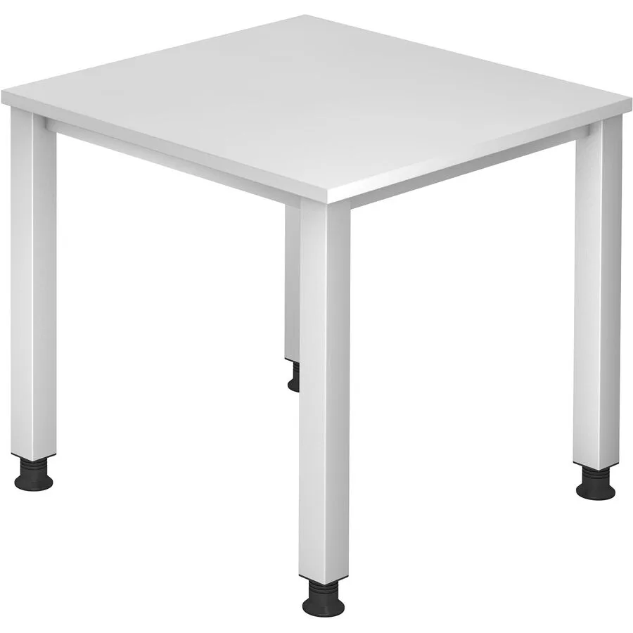 Schreibtisch Office Weiss Holz 80 cm - Material: Holzwerkstoff