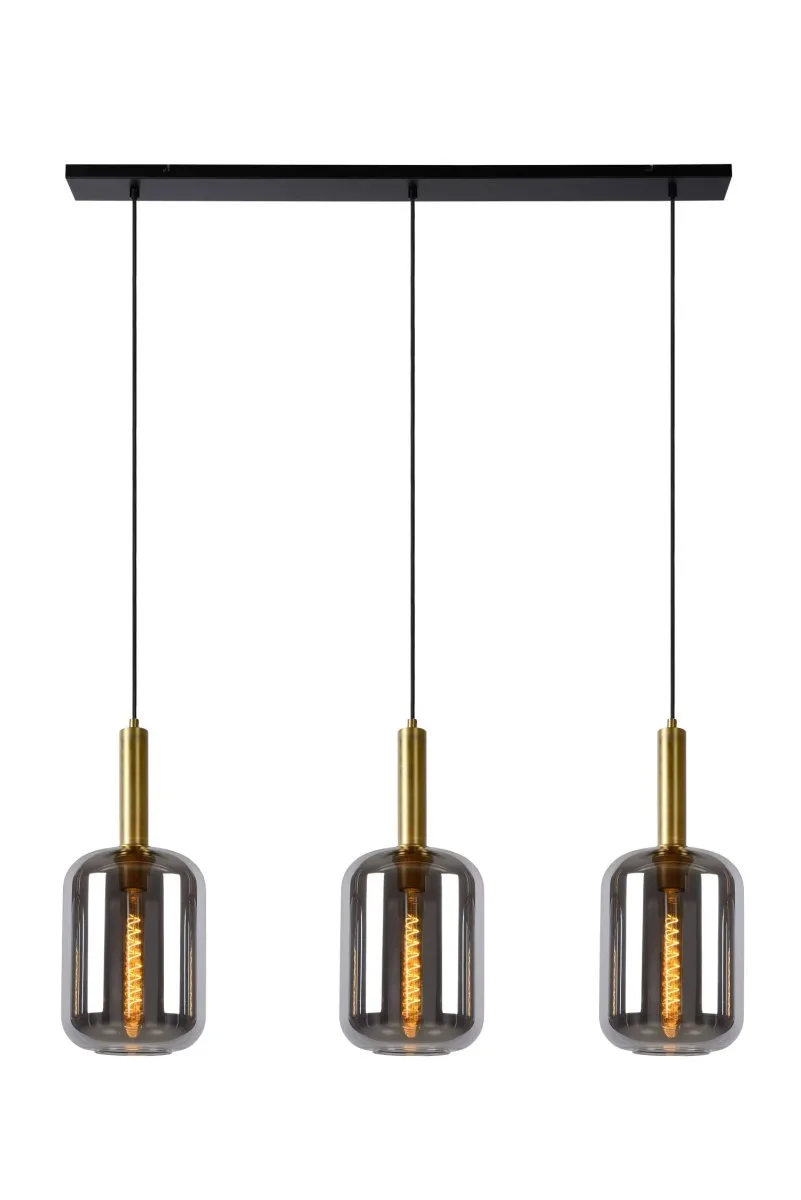 Lucide - Joanet 110cm - Taklampa - Rökfärgad