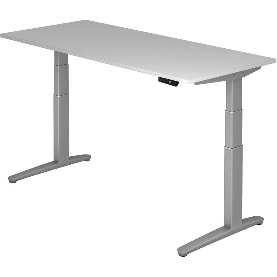Schreibtisch Office grau Holzwerkstoff B 180 T 80 cm
