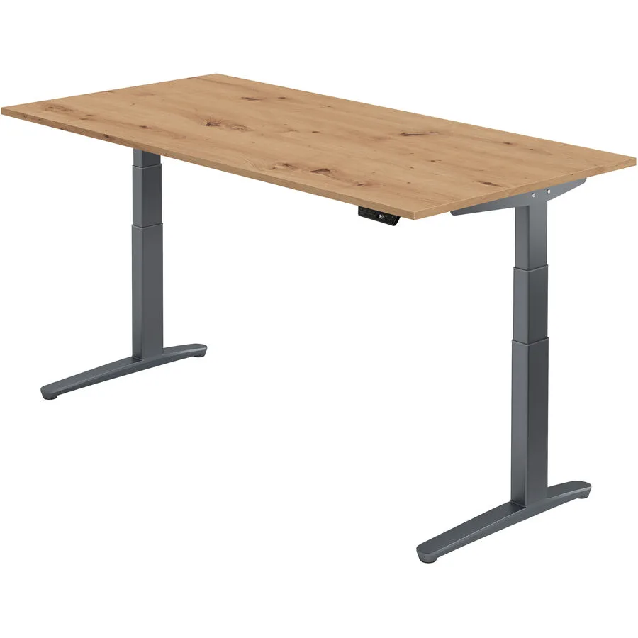 Schreibtisch Office Asteiche Holzwerkstoff B 200 T 100 cm