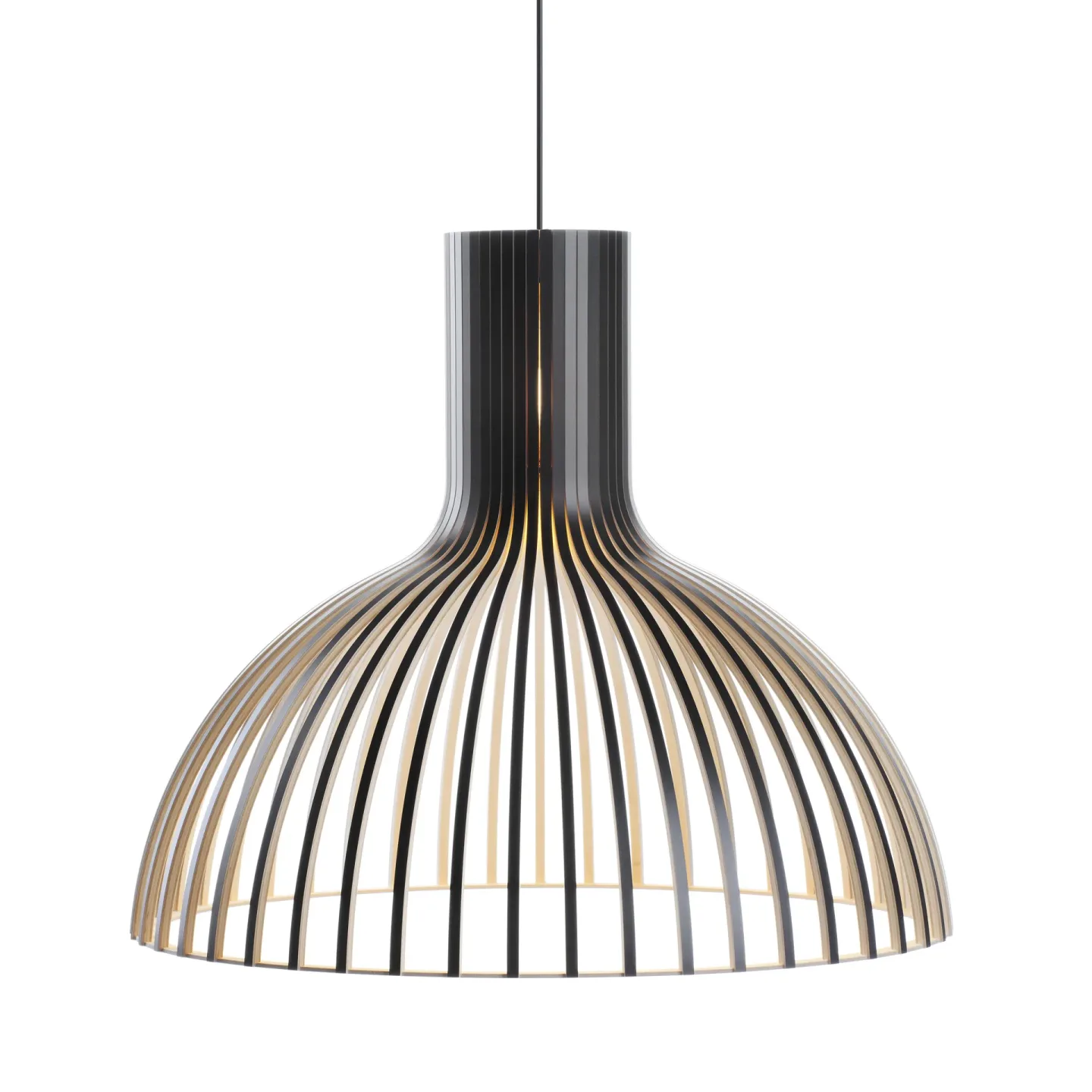 Secto Design Victo 4250, taklampa black laminated