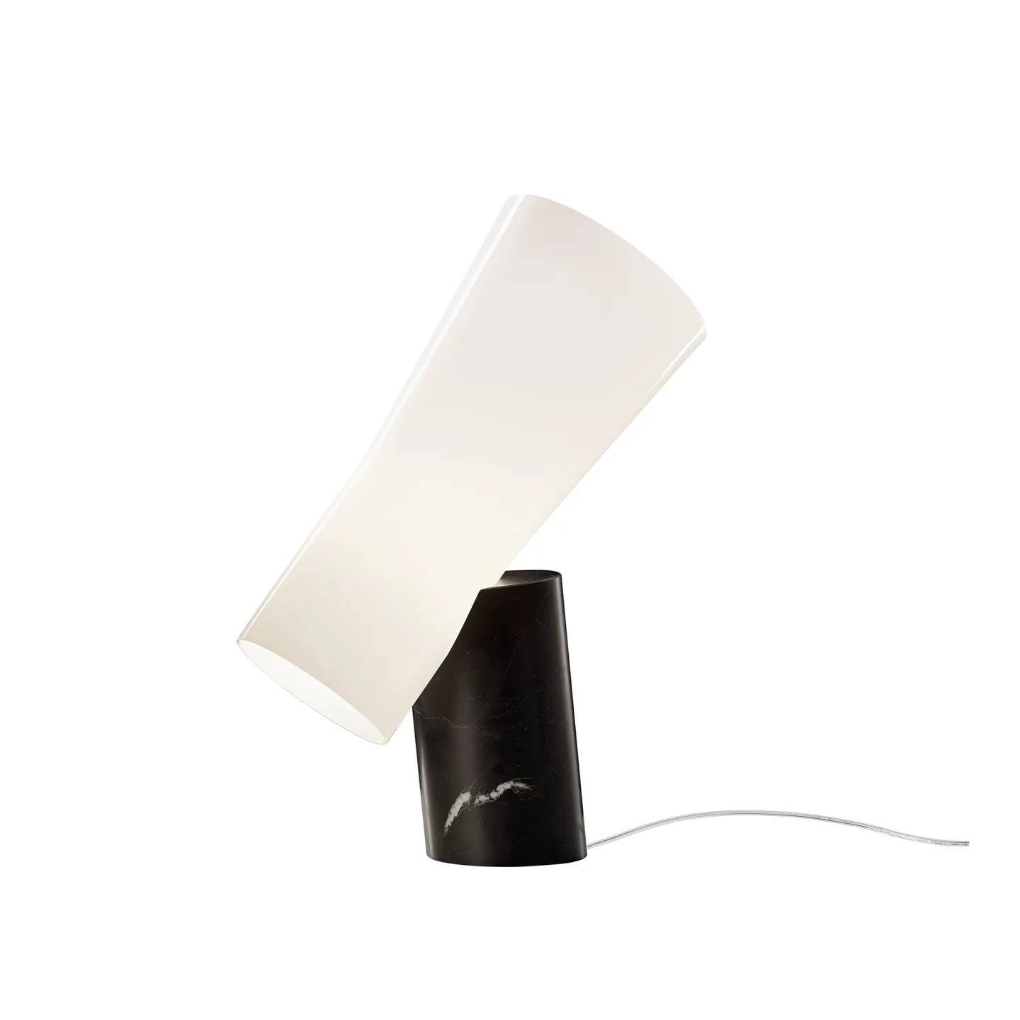 Foscarini - Nile Table Lamp Marquina marble - Bordslampor - Rodolfo Dordoni - Svart