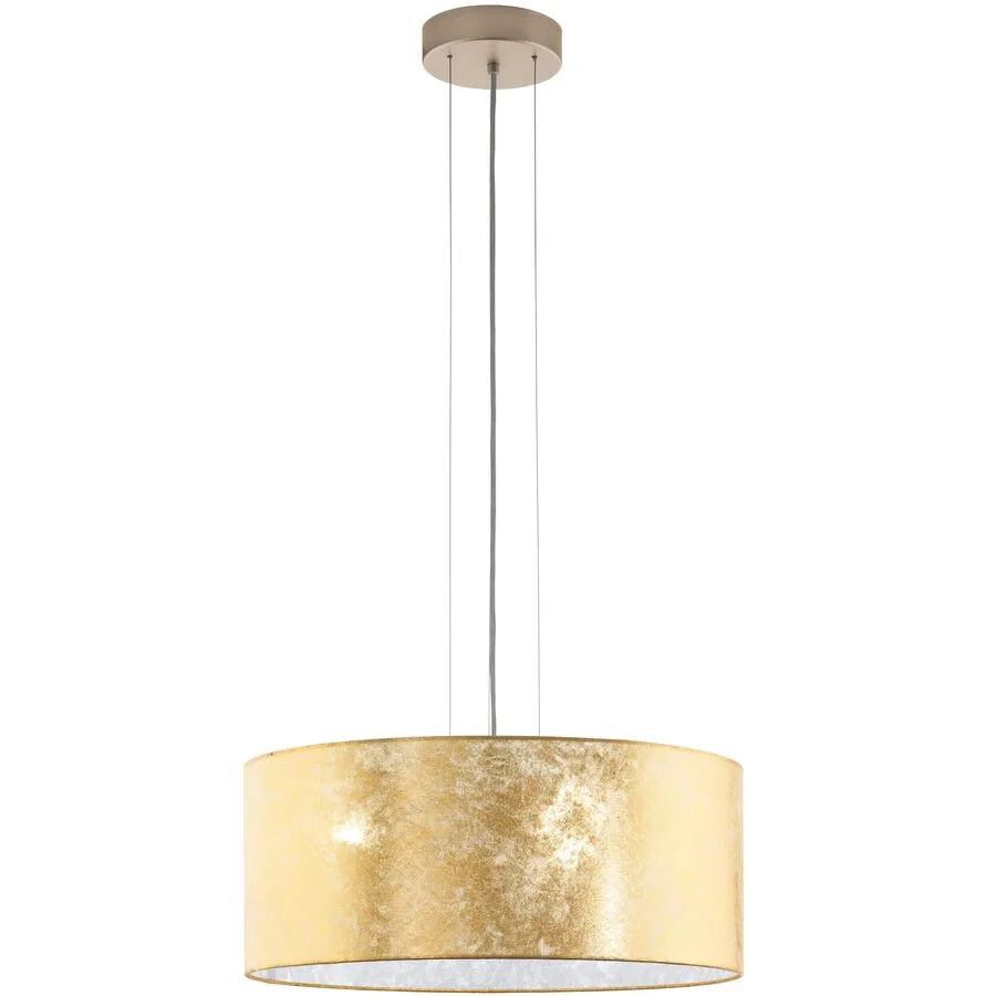 Eglo Pendellampe Viserbella Beige Stahl 53 cm 110 cm - Farbe: Champagner