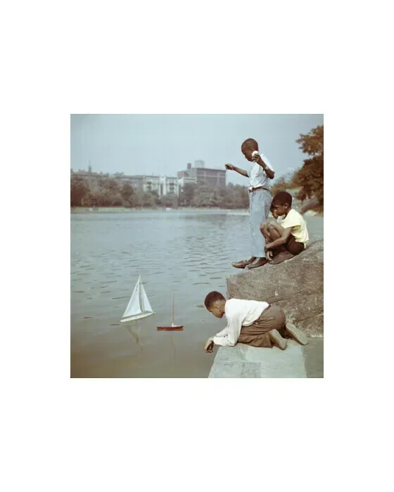 Model Boat Sailing