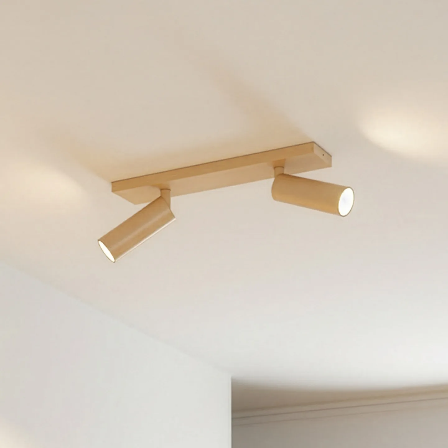 Brinja Slim Deckenspot, 2-flg., coffee, GU10 MR11 - Arcchio - Flurbereich - Modern - Aluminium - Mehrflammig
