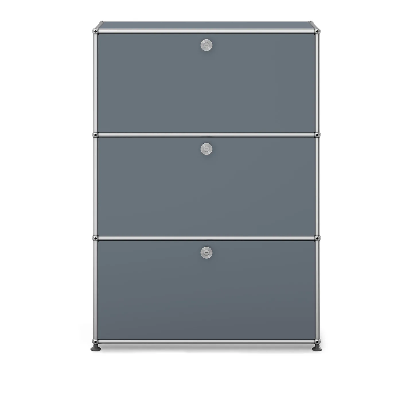 USM - USM Haller Shelf G1 USM Mid Gray - Skåp och vitrinskåp - Fritz Haller & Paul Schärer - Grå