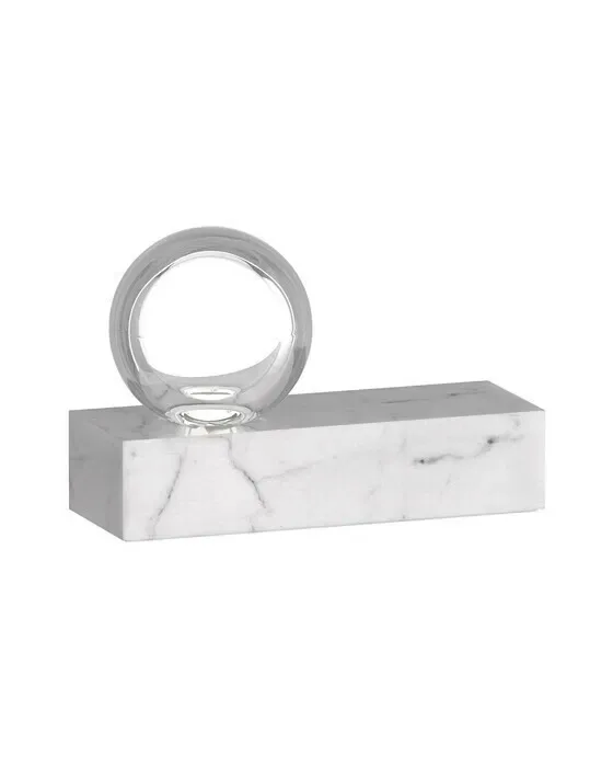 Mina Table Lamp White Marble