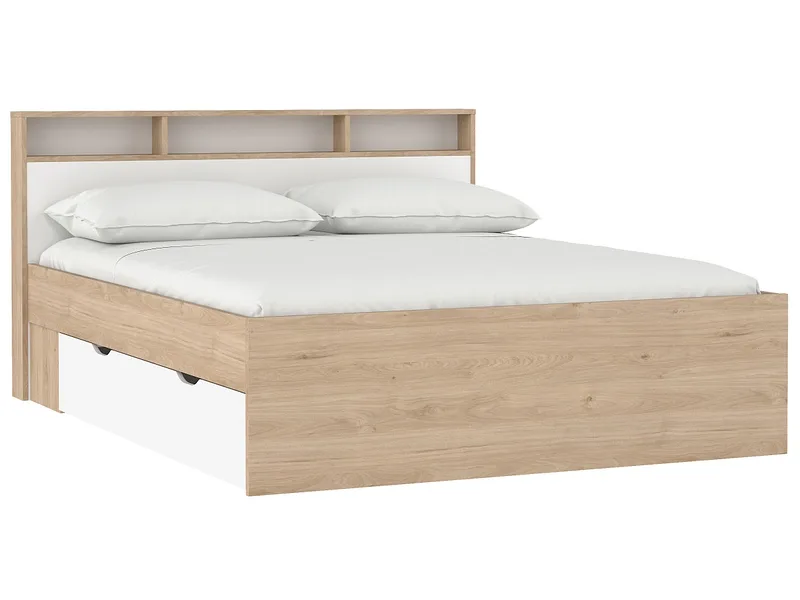 Bett IKAST 160x200cm spanplatte jackson eiche