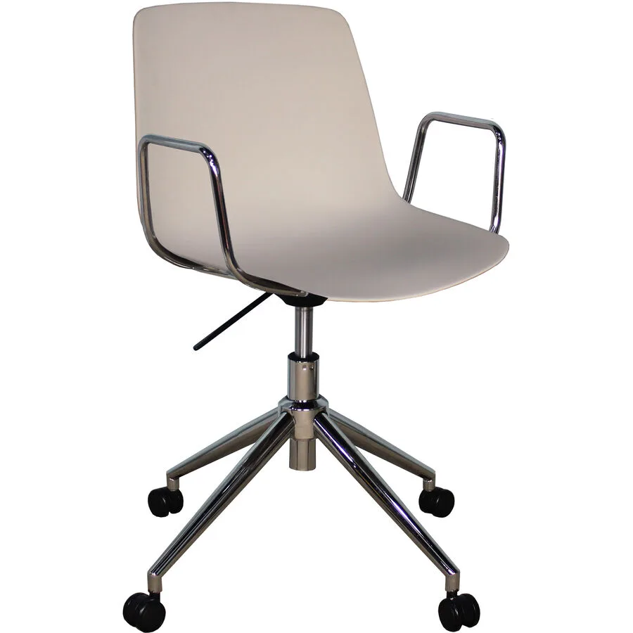 Bürostuhl Livio greige Polypropylen H 82.5 cm