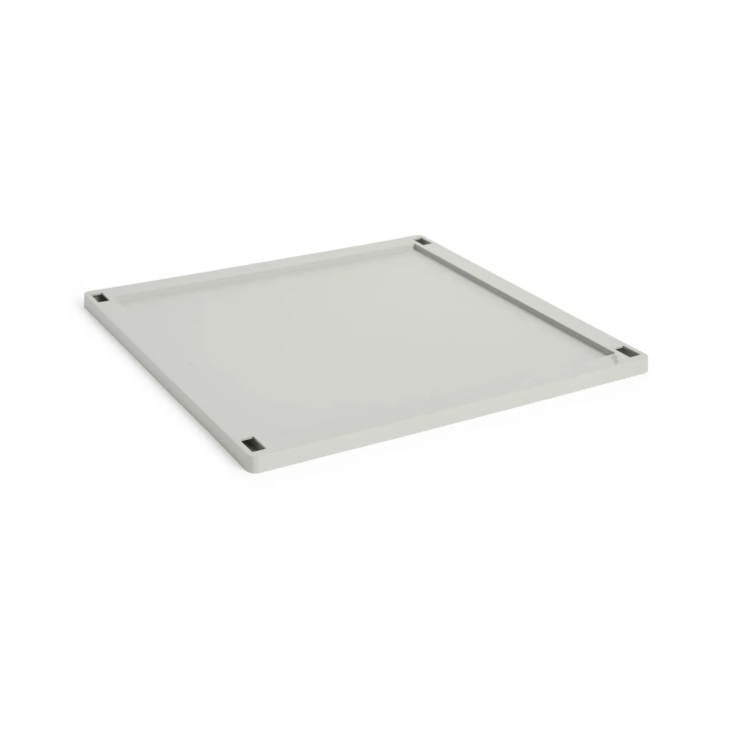 HAY Colour Crate Square lock plastic large Grey