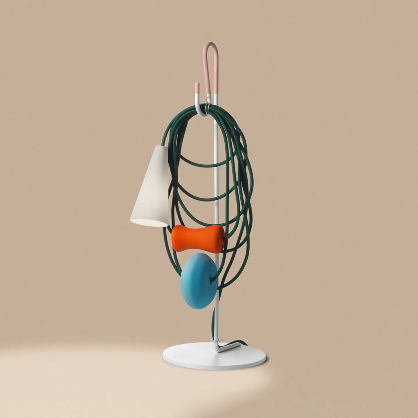 Filo Tischleuchte Teodora - Foscarini - Wohnzimmer - Design - Metall - Mit Schirm