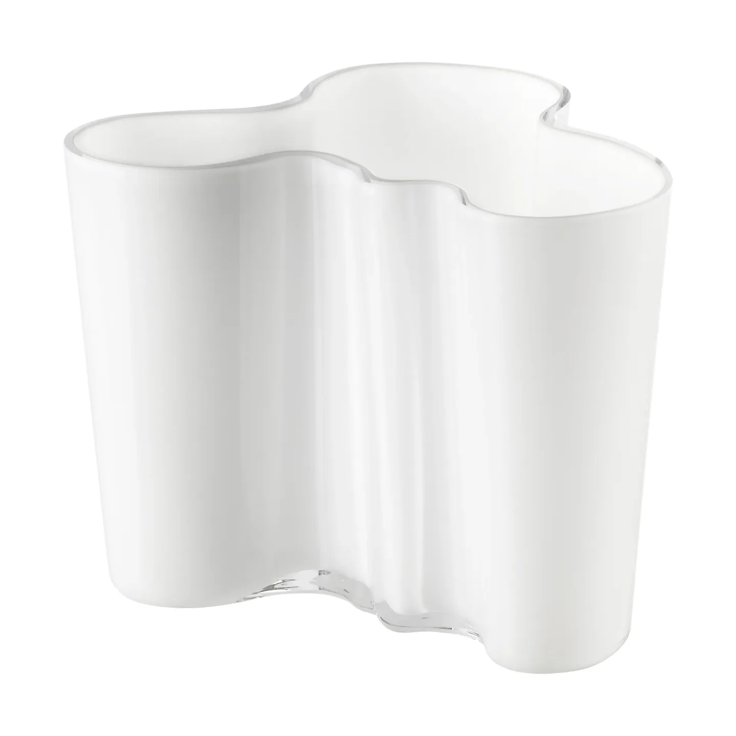 Iittala Alvar Aalto vas opal (vit) 120 mm