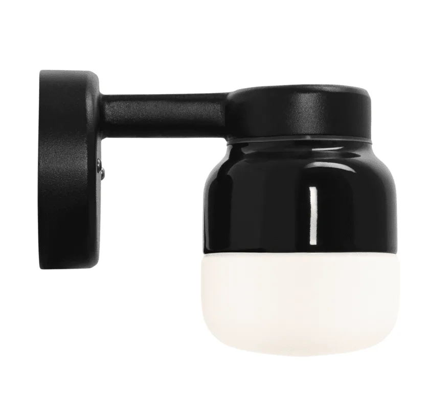 Ifö electric - Ohm Wall 100/150 - Badrumslampa - Svart