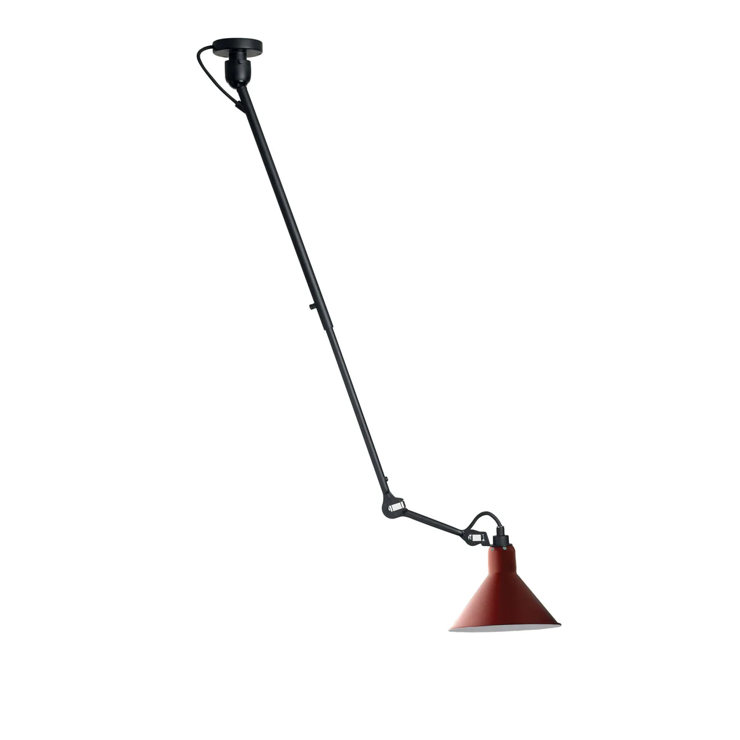 DCWéditions - Lampe Gras No302 - Conic, Röd - Pendellampor - Bernard-Albin Gras - Röd
