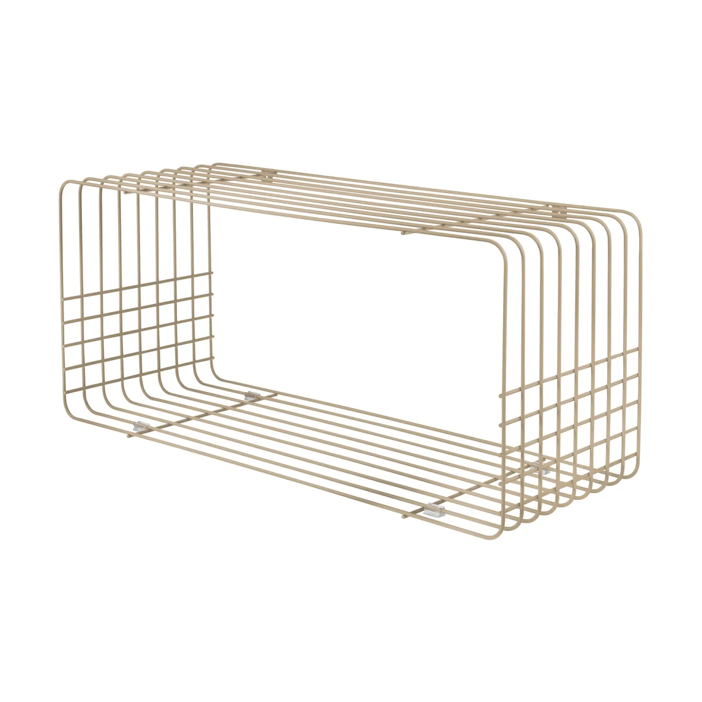 Mette Ditmer Wire hylla Sand, 31x70x26 cm