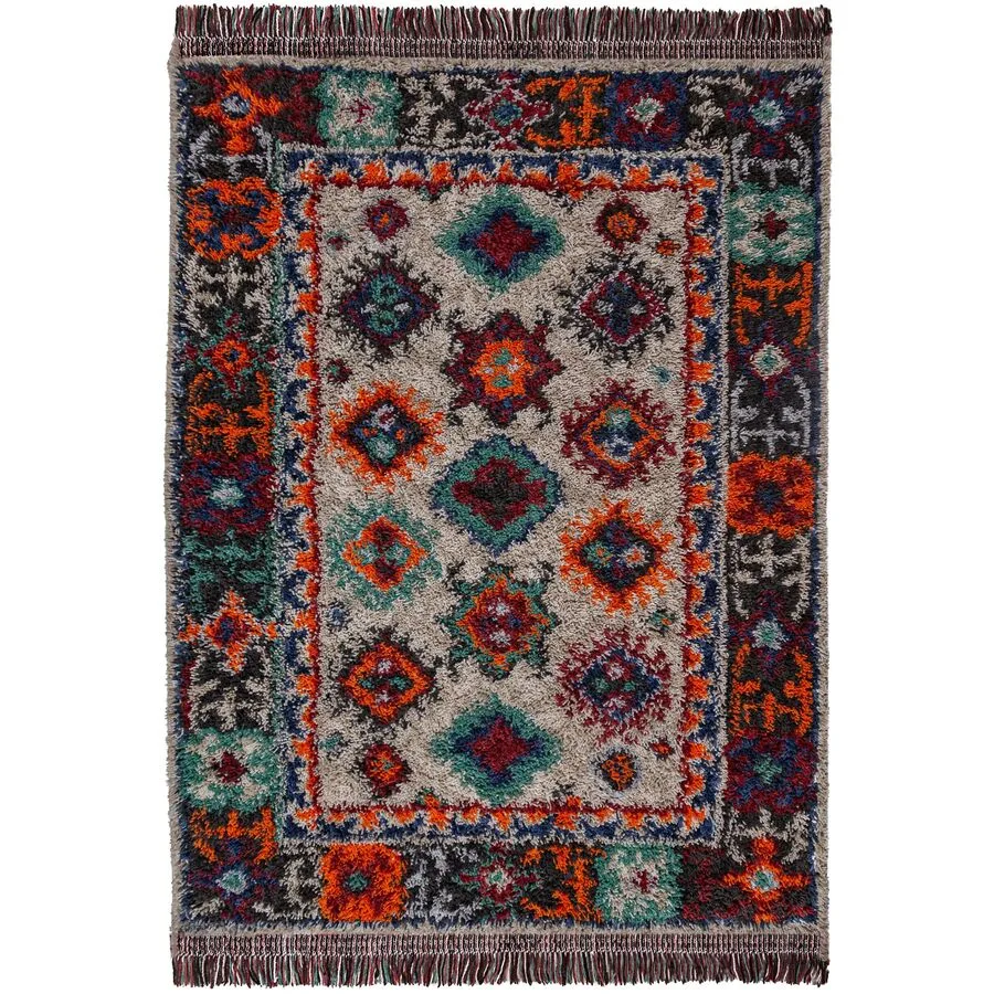 Teppich Lamoria Mehrfarbig Polyester 133 x 190 cm